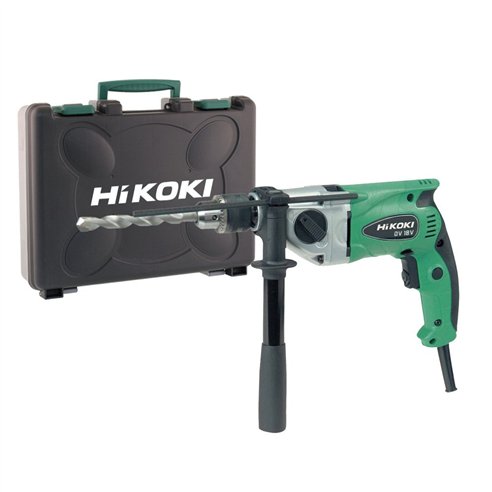 Perceuse à percussion Hikoki DV18V - 690W - 2 vitesses - Mandrin de 13 mm - Inclut une mallette