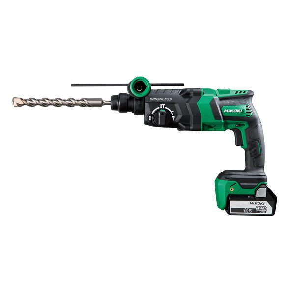 Marteau Combiné Hikoki DH18DPCWPZ Brushless SDS-PLUS avec 2 Batteries 18V 5Ah, Chargeur et Mallette