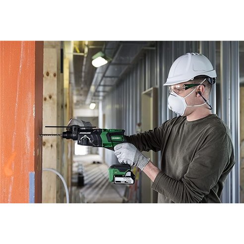 Marteau Combiné Hikoki DH18DPCWPZ Brushless SDS-PLUS avec 2 Batteries 18V 5Ah, Chargeur et Mallette