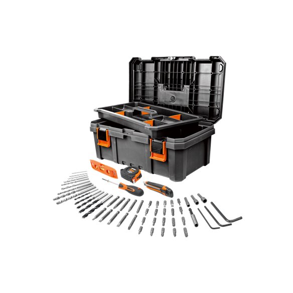 Coffret d'outils Worx avec forets, embouts et accessoires