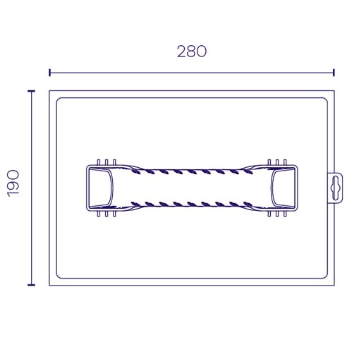 Éponge de jointoiement Peygran à haute absorption - 280 x 190 mm