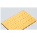 Pack de 3 taloches avec éponge Peygran - 280 x 190 mm - 3 bases et 1 poignée