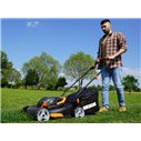Tondeuse sans fil WORX WG743E | 40V (2x20V) 40 cm | IntelliCut | 7 hauteurs | 2x4,0 Ah + chargeur | 45 L