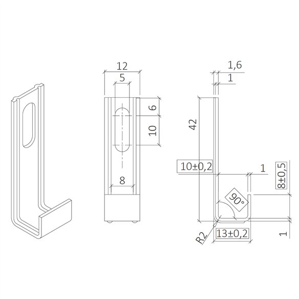Grapa de Arranque 15 mm Para Aplacado Fachada | Con Taco y Tornillo Inox | Caja 100 u.