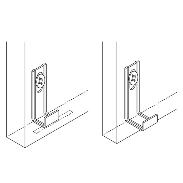 Grapa de Arranque 15 mm Para Aplacado Fachada | Con Taco y Tornillo Inox | Caja 100 u.