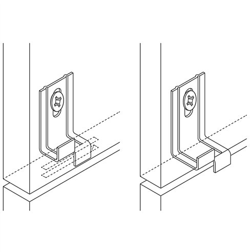 Grapa de Arranque 15 mm Para Aplacado Fachada | Con Taco y Tornillo Inox | Caja 100 u.