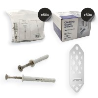 Kit Tornillo 50u y Grapas 50u