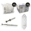 Kit Tornillo 50u y Grapas 50u
