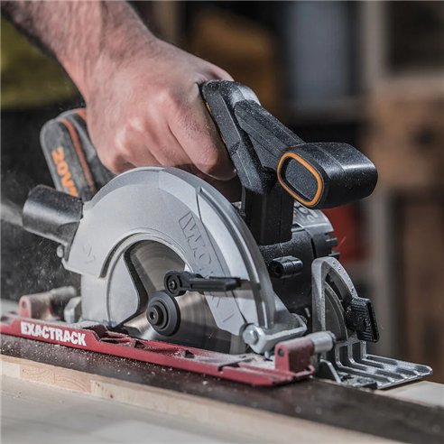 Scie circulaire sans-fil Worx 20V | Disque 165 mm | Avec 1 batterie et chargeur