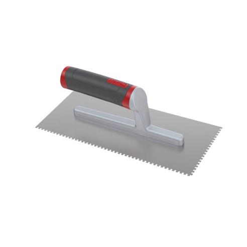 Peigne et Taloche en Acier INOX - Manche en Caoutchouc Ouvert Cortag