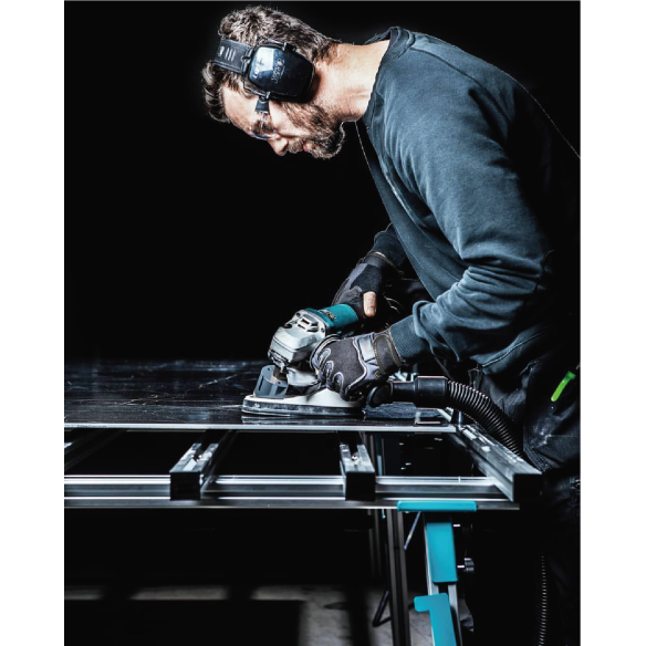 Table de travail en aluminium Bihui LFWB | Idéale pour la céramique grand format