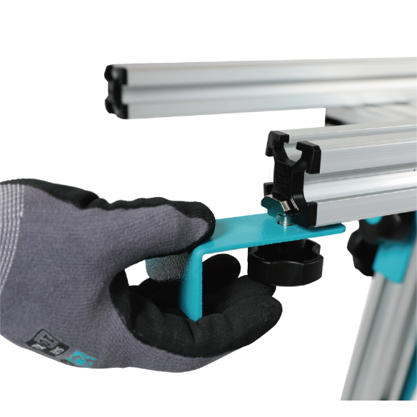 Table de travail en aluminium Bihui LFWB | Idéale pour la céramique grand format