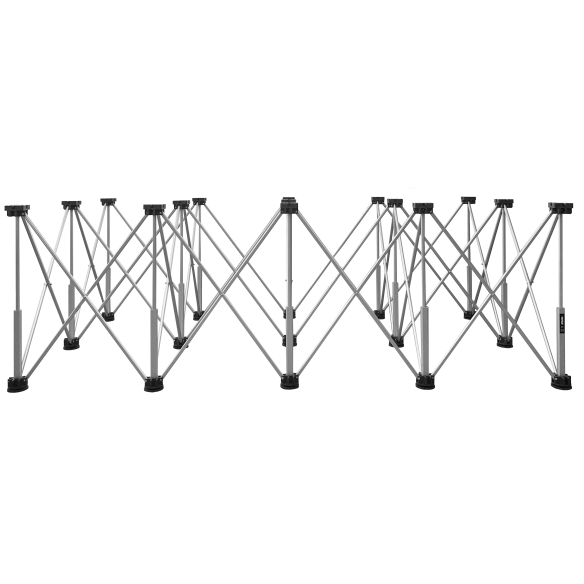 Table de travail en aluminium pliable Bihui LFFT | Idéale pour la céramique grand format