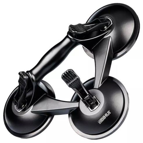 Ventouse manuelle triple BIHUI SCTB4 | Corps en aluminium | Jusqu’à 110 kg