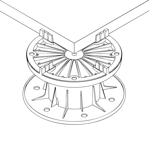Plots PEYGRAN BSP – Supports pour plancher surélevé