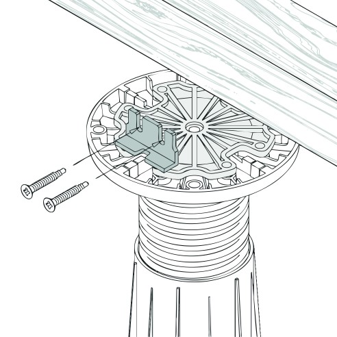 Ancrage lambourde bois Peygran