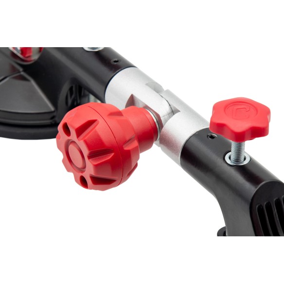 Ventouse Double Articulée Cortag | Jusqu’à 100 kg | Corps Aluminium Injecté | Nivelage de Sols et Revêtements