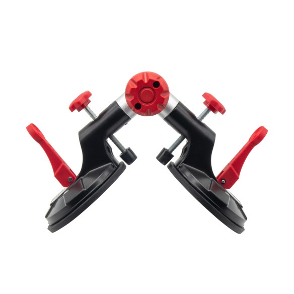 Ventouse Double Articulée Cortag | Jusqu’à 100 kg | Corps Aluminium Injecté | Nivelage de Sols et Revêtements