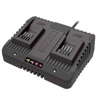 WORX WA3772 - Chargeur double 20V Max. PowerShare