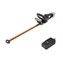 Worx WG263E Nitro – Taille-haies sans-fil 20V 4,0Ah avec chargeur, moteur sans balais, lame de 56 cm et coupe Ø27 mm