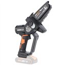 Worx WG325E.9 – Mini tronçonneuse à batterie 20V (outil seul) - Moteur sans balais