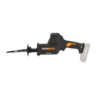 Worx WX501.9 – Mini scie sabre sans-fil 20V PowerShare, insertion universelle, seul outil