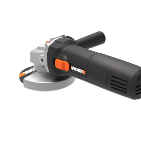 Worx WX717 – Meuleuse angulaire 750W, 115 mm, 11 000 rpm, inclut disque et manche supplémentaire.