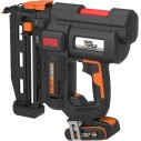 Cloueur à batterie Worx WX841 Nitro - Jusqu'à 64 mm dans le bois | Avec Batterie 20V 2,0Ah et Chargeur