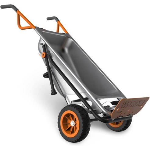Worx WG050 – Aerocart 8-en-1 Chariot multifonction / Brouette tout terrain, charge jusqu'à 136 kg