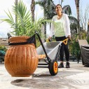 Worx WG050 – Aerocart 8-en-1 Chariot multifonction / Brouette tout terrain, charge jusqu'à 136 kg
