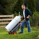 Worx WG050 – Aerocart 8-en-1 Chariot multifonction / Brouette tout terrain, charge jusqu'à 136 kg