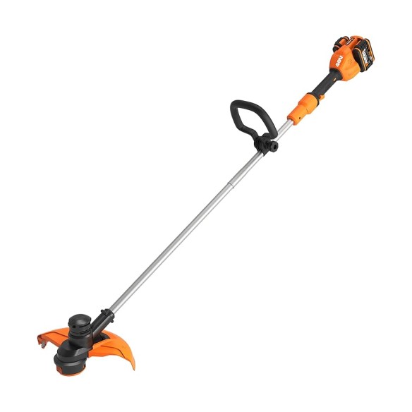 Worx WG183E – Débroussailleuse sans-fil 40V (2x20V), double tête, inclut 2 batteries 2,0Ah et chargeur double