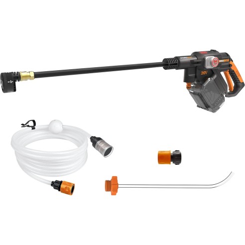 Nettoyeur haute pression à batterie Worx WG633E.9 | 20V Nitro | 56 bars, 220 L/h | Sans batterie ni chargeur, avec accessoires