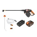 Nettoyeur haute pression à batterie Worx WG633E.9 | 20V Nitro | 56 bars, 220 L/h | Avec batterie 4,0Ah, chargeur et accessoires