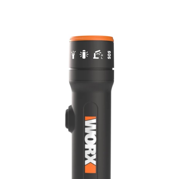 Worx WX027.9 – Lampe LED 4 fonctions 20V PowerShare, outil seul