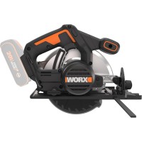 Worx WX526.9 – Scie circulaire sans-fil 20V, disque 165 mm, 55 mm de coupe, 0–50° de biseau, outil seul 2