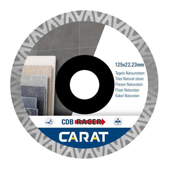 Disque Diamant Carat Racer pour Carrelage et Pierre | Coupe à Sec