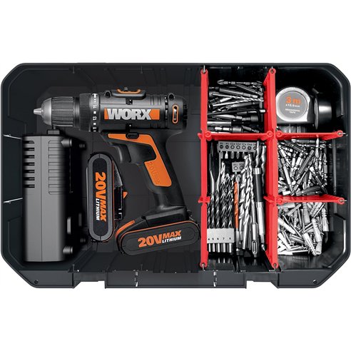 Coffret Modulaire pour Outils Worx WA0071 | Vide, sans outils