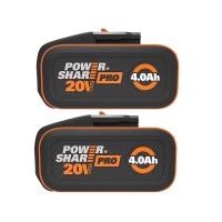 Batterie 20V 4,0 Ah PowerShare Pro WORX WA3644.2 | avec indicateur | pack de 2 unités 2