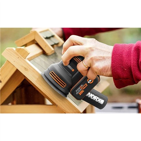 Ponceuse roto-orbitale sans-fil WORX WX823.9 | 20V | Brushless | Ø125 mm | 3 vitesses | sans batterie ni chargeur