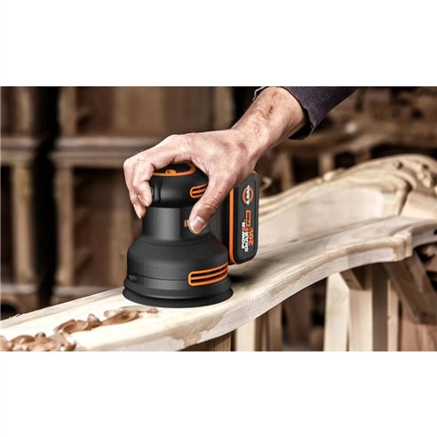 Ponceuse roto-orbitale sans-fil WORX WX823.9 | 20V | Brushless | Ø125 mm | 3 vitesses | sans batterie ni chargeur