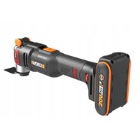 Outil oscillant sans fil WORX WX698 | brushless | 2 Batteries de 2,0 Ah, Chargeur et Coffret 2