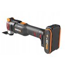 Outil oscillant sans fil WORX WX698 | brushless | 2 Batteries de 2,0 Ah, Chargeur et Coffret