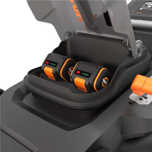 Tondeuse à batterie WORX WG745E | 40V (2x20V) | 41 cm | 2 batteries 4,0 Ah et chargeur