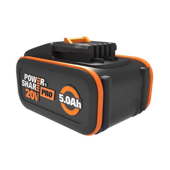 Batterie 20V WORX WA3645 | PowerShare Pro 5,0 Ah | indicateur de charge | BMS | protection 360°