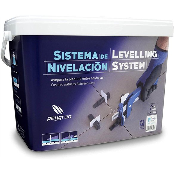 Kit Nivelación Cerámica Peygran 400 Calzos + 200 Cuñas + Alicates