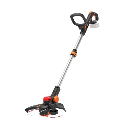 Worx WG183E – Débroussailleuse sans-fil 40V (2x20V), double tête, inclut 2 batteries 2,0Ah et chargeur double