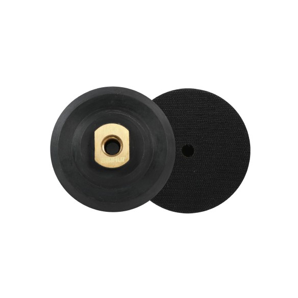 Support pour disques de polissage BIHUI DPPH4 | 100 mm | Filetage M14 | Fixation Velcro