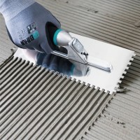 Jeu de peignes de carrelage interchangeables BIHUI PTSJG8 | 1 manche + 6 lames avec différents dentelages 2