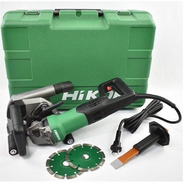Rainureuse HiKOKI CM5MAWSZ | 1900 W | 125 mm | 10–40 mm | 9–35 mm | 5000 tr/min | raccordement aspirateur